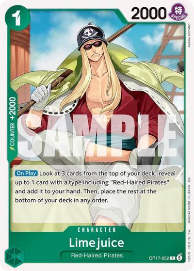 Limejuice OP17-032 The World's Strongest Warriors Card