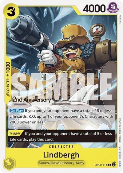 Lindbergh OP09-114 Emperors in the New World: 2nd Anniversary Tournament Cards Card