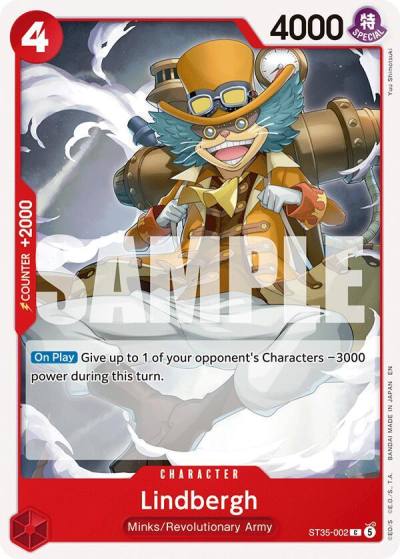 Lindbergh ST35-002 Starter Deck 35: RED/BLACK Sabo Card