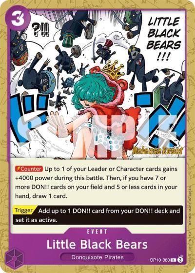 Little Black Bears OP10-080 Royal Blood Release Event Cards Card