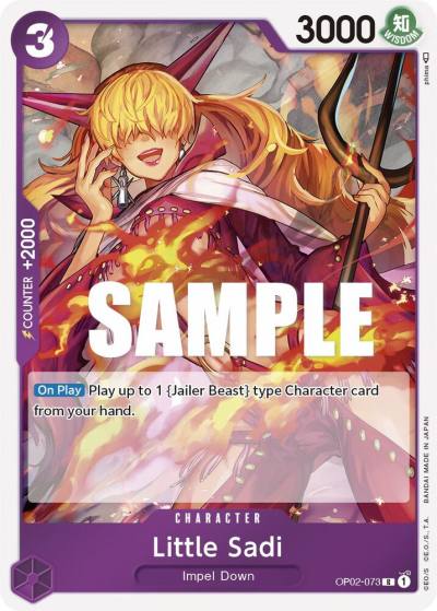 Little Sadi OP02-073 Paramount War Card
