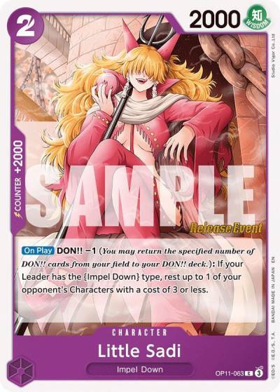 Little Sadi OP11-063 A Fist of Divine Speed Release Event Cards Card