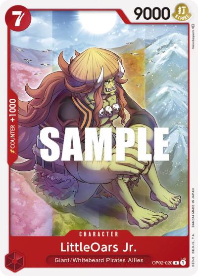 LittleOars Jr. OP02-020 Paramount War Card