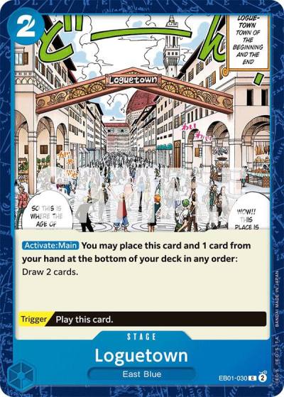 Loguetown EB01-030 Extra Booster: Memorial Collection Card