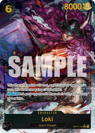Loki (Alternate Art) OP17-119 The World's Strongest Warriors Card