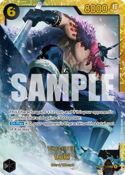 Loki OP17-119 The World's Strongest Warriors Card