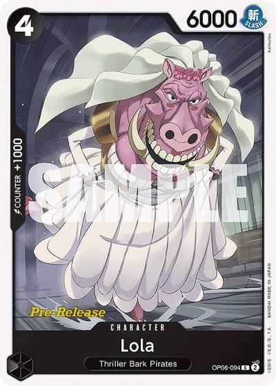 Lola OP06-094 Wings of the Captain Pre-Release Cards Card