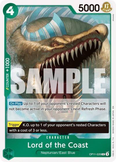 Lord of the Coast OP11-028 A Fist of Divine Speed Card