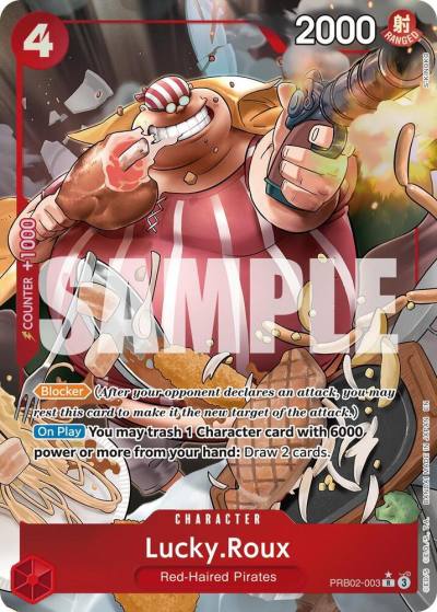 Lucky.Roux (Alternate Art) PRB02-003 Premium Booster -The Best- Vol. 2 Card