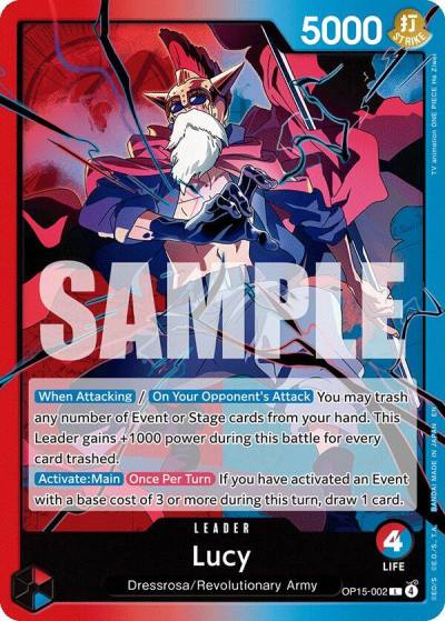 Lucy OP15-002 Adventure on Kami's Island Card