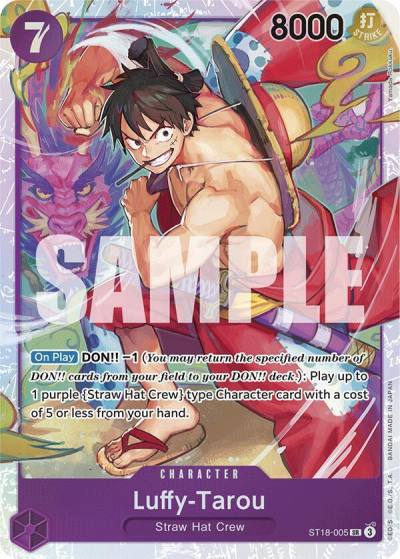 Luffy-Tarou ST18-005 Starter Deck 18: PURPLE Monkey.D.Luffy Card
