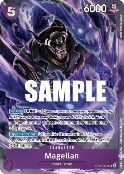 Magellan (085) (Alternate Art) OP02-085 Paramount War Card