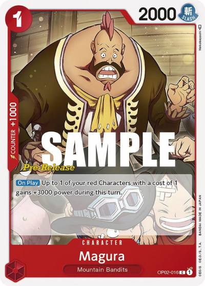 Magura OP02-016 Paramount War Pre-Release Cards Card