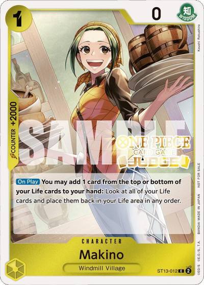 Makino (Judge Pack Vol. 4) ST13-012 One Piece Promotion Cards Card
