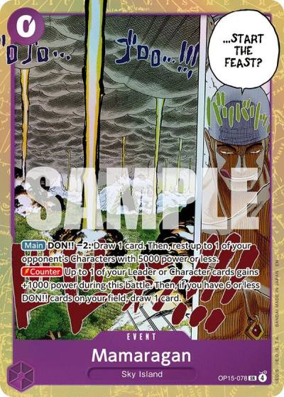 Mamaragan OP15-078 Adventure on Kami's Island Card