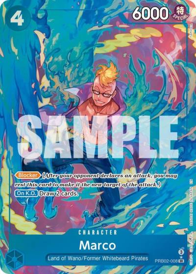 Marco (Alternate Art) PRB02-008 Premium Booster -The Best- Vol. 2 Card