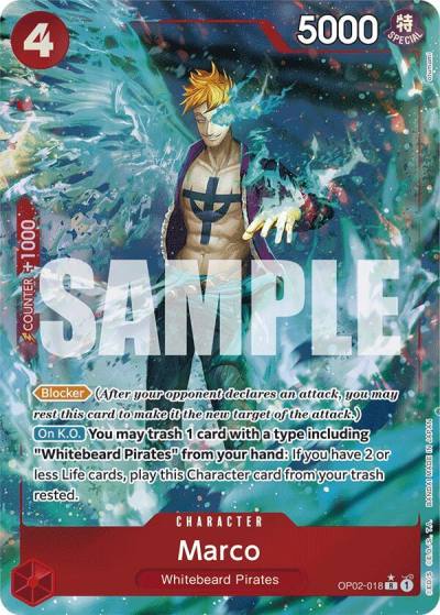 Marco (Full Art) OP02-018 Premium Booster -The Best- Card