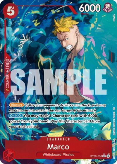 Marco (Full Art) ST30-008 Starter Deck EX: Luffy & Ace Card