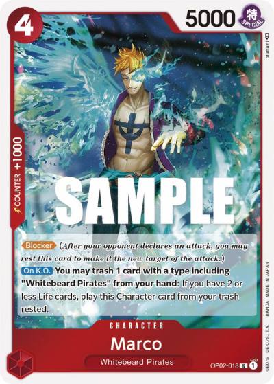 Marco OP02-018 Paramount War Card