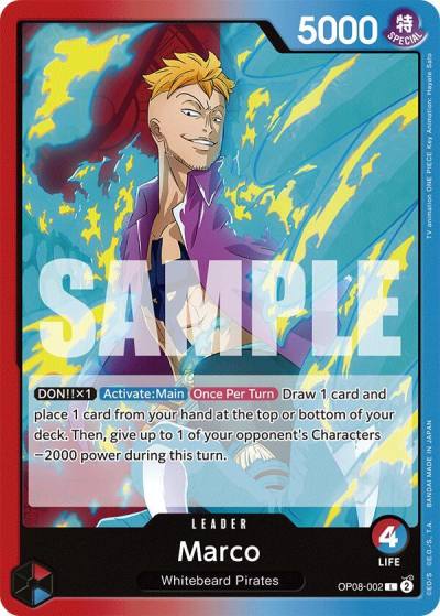 Marco OP08-002 Two Legends Card