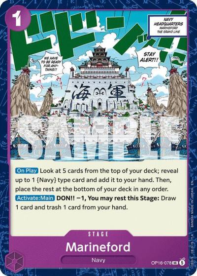 Marineford OP16-078 The Time of Battle Card
