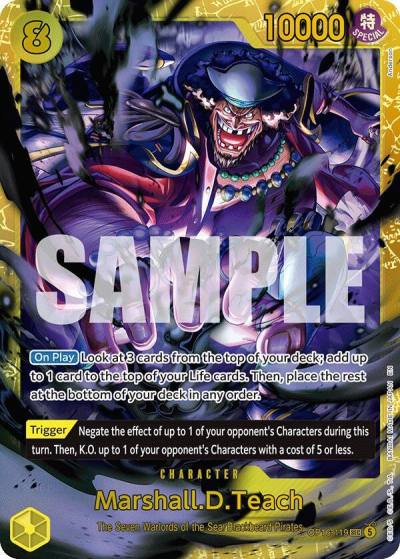 Marshall.D.Teach (119) OP16-119 The Time of Battle Card