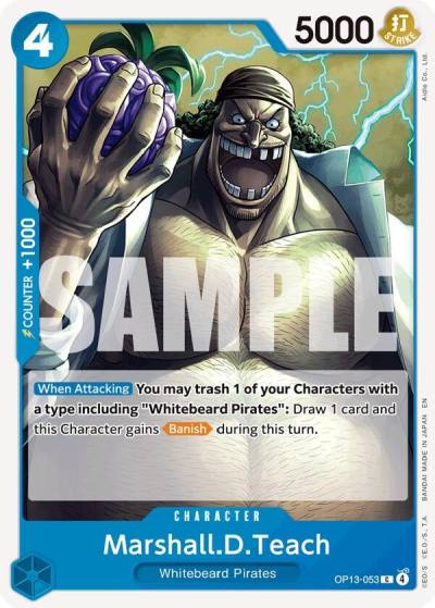 Marshall.D.Teach OP13-053 Carrying On His Will Card