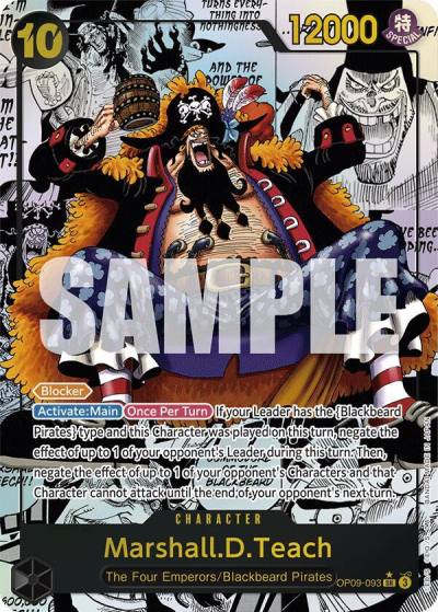 Marshall.D.Teach (093) (Manga) OP09-093 Emperors in the New World Card