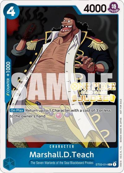Marshall.D.Teach (Judge Pack Vol. 4) ST03-014 One Piece Promotion Cards Card