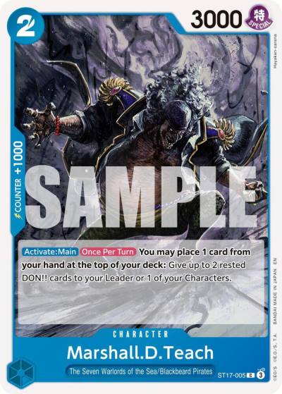 Marshall.D.Teach - ST17-005 ST17-005 Premium Booster -The Best- Vol. 2 Card