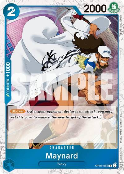Maynard (Pirate Foil) OP05-052 Premium Booster -The Best- Vol. 2 Card