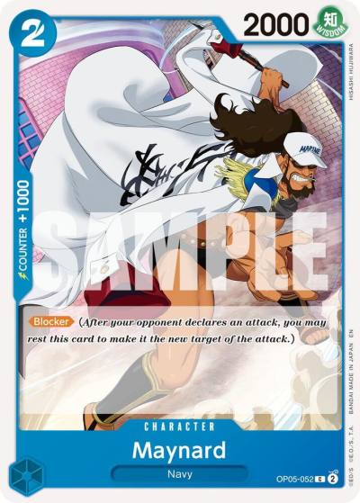 Maynard (Reprint) OP05-052 Premium Booster -The Best- Vol. 2 Card