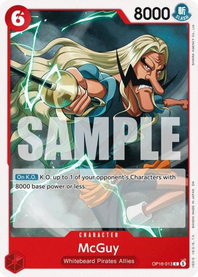 McGuy OP16-013 The Time of Battle Card