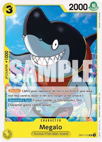 Megalo OP11-112 A Fist of Divine Speed Card