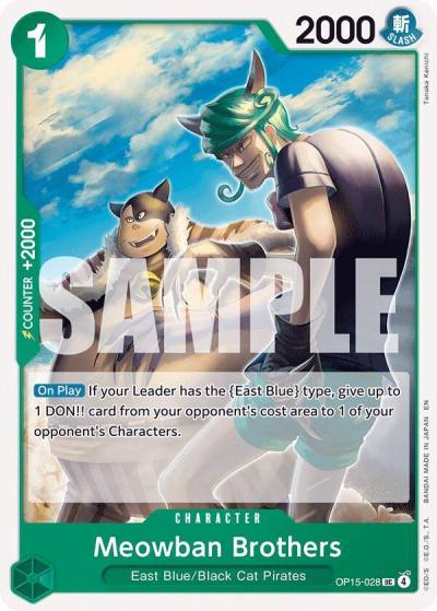 Meowban Brothers OP15-028 Adventure on Kami's Island Card