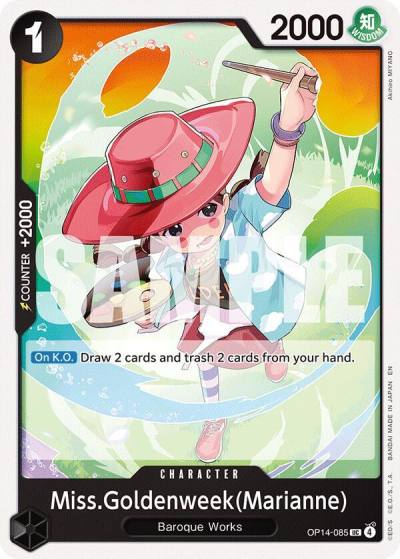 Miss.Goldenweek(Marianne) OP14-085 The Azure Sea's Seven Card