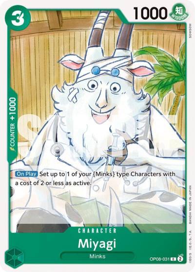 Miyagi OP08-031 Two Legends Card