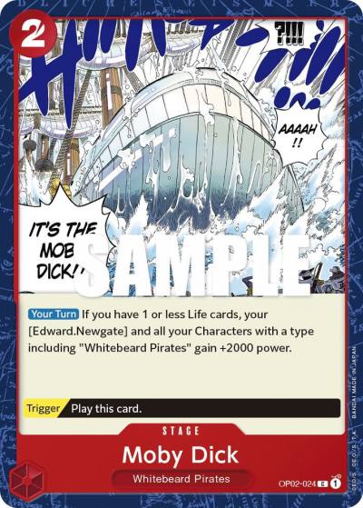 Moby Dick OP02-024 Paramount War Card