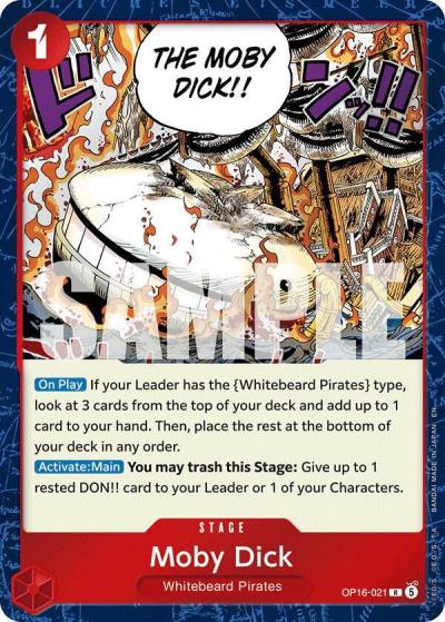 Moby Dick OP16-021 The Time of Battle Card