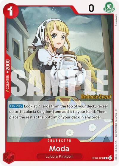 Moda EB04-006 Adventure on Kami's Island Release Event Cards Card