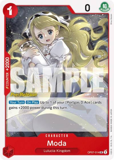 Moda OP07-014 500 Years in the Future Pre-Release Cards Card