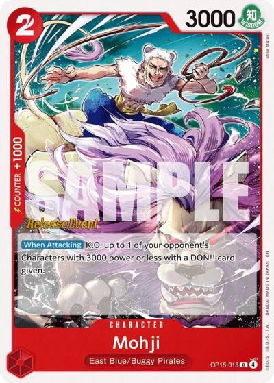 Mohji OP15-018 Adventure on Kami's Island Release Event Cards Card