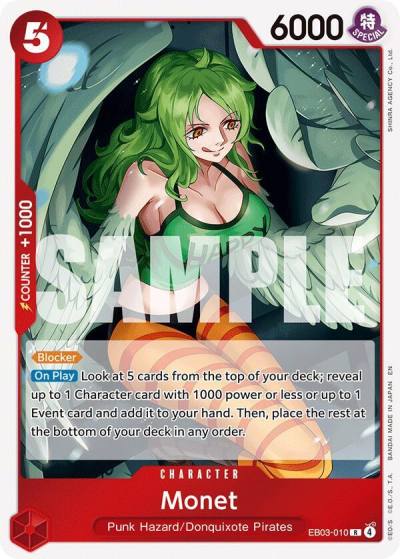 Monet EB03-010 Extra Booster: One Piece Heroines Edition Card