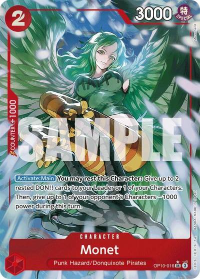 Monet (Parallel) OP10-016 Royal Blood Card