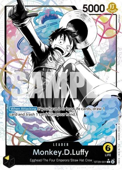 Monkey.D.Luffy (001) (Parallel) ST29-001 Starter Deck 29: Egghead Card