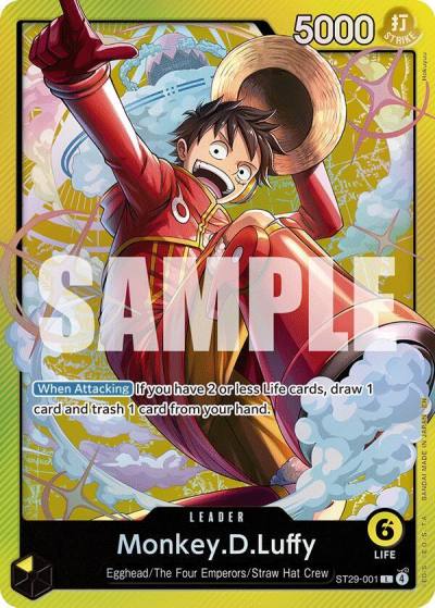 Monkey.D.Luffy (001) ST29-001 Starter Deck 29: Egghead Card