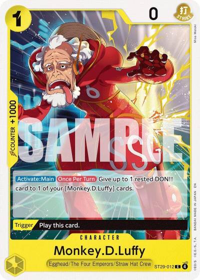 Monkey.D.Luffy (012) ST29-012 Starter Deck 29: Egghead Card