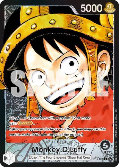 Monkey.D.Luffy (079) (Alternate Art) OP17-079 The World's Strongest Warriors Card