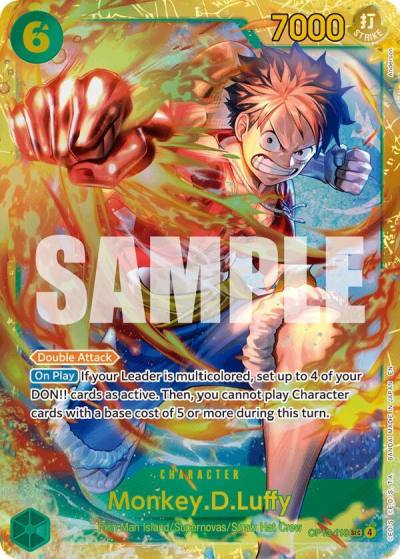 Monkey.D.Luffy (118) OP13-118 Carrying On His Will Card
