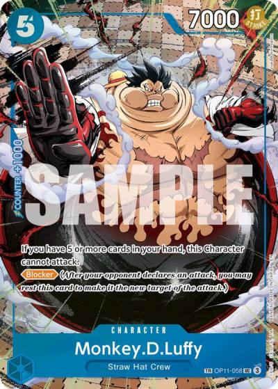 Monkey.D.Luffy - OP11-058 (TR) OP11-058 Carrying On His Will Card